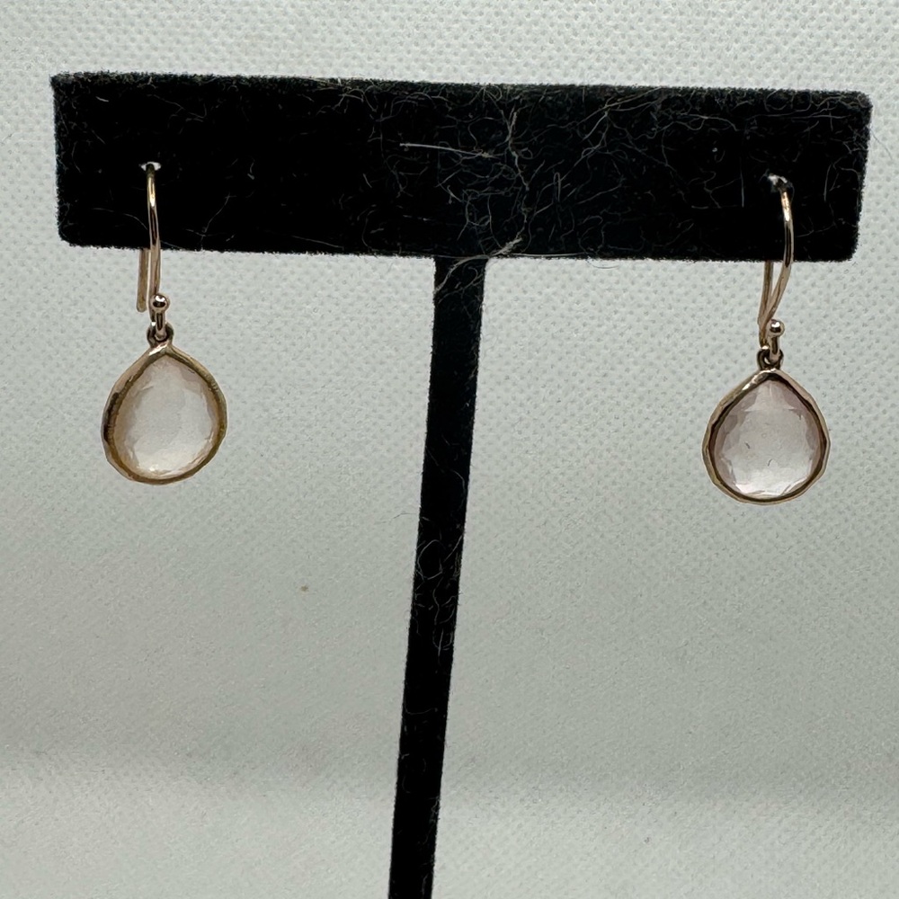 Elegant Gold and Silver Teardrop Earrings by Ippolita